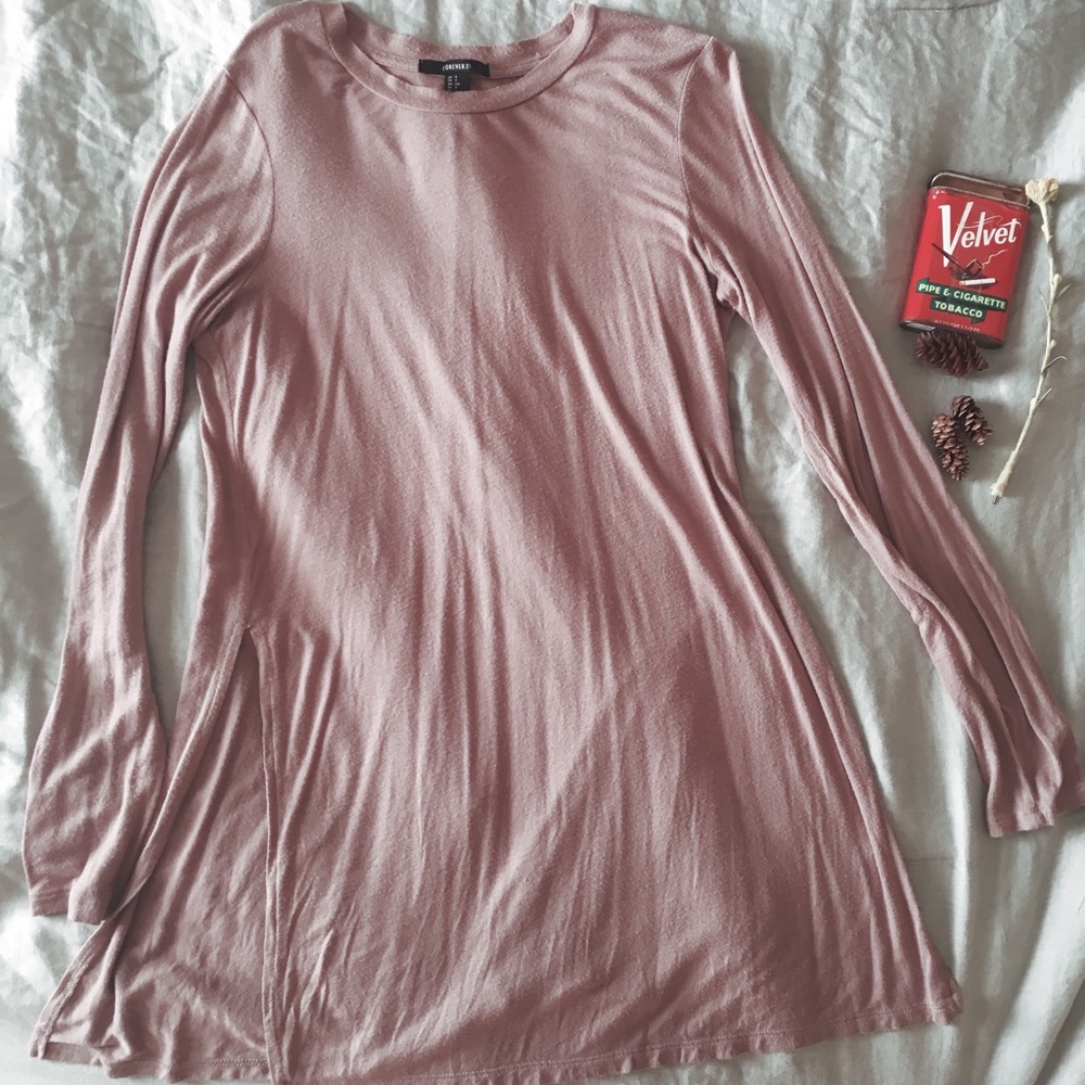 Long Sleeved, Slit Shirt